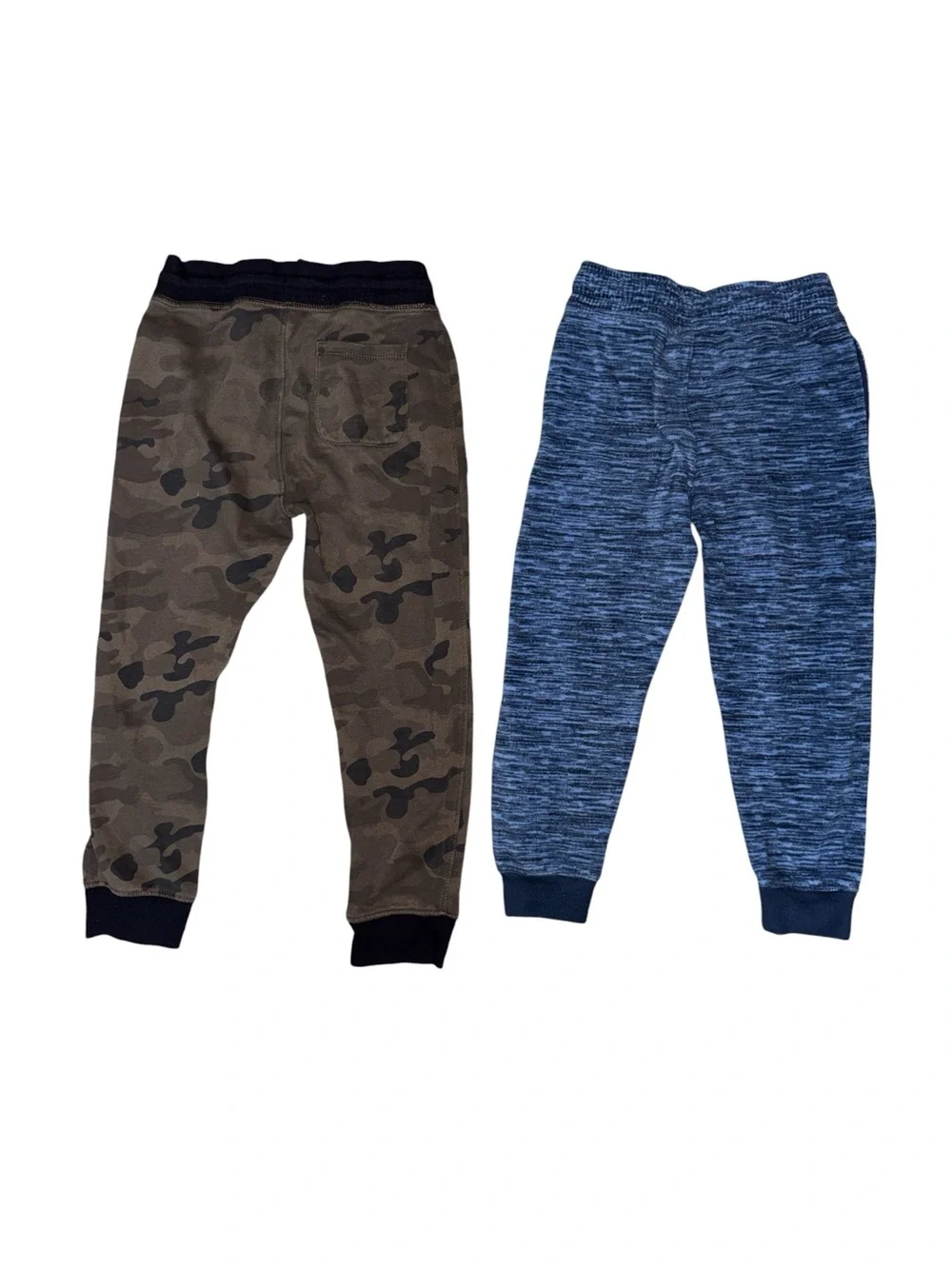 Kids Jogger Pants Bundle - Red, Heather Blue, Royal Blue, Camo